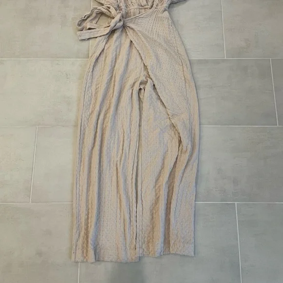 Free People Beach Isola One-Piece Maxi Jumpsuit Salt - Picture 5 of 10